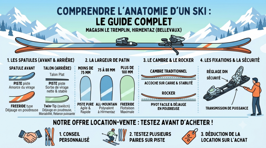 anatomie ski